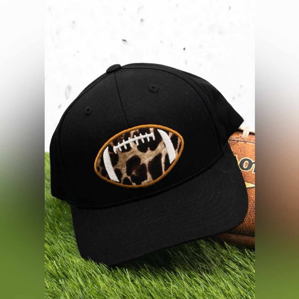 NWT Leopard Football SnapBack Cap